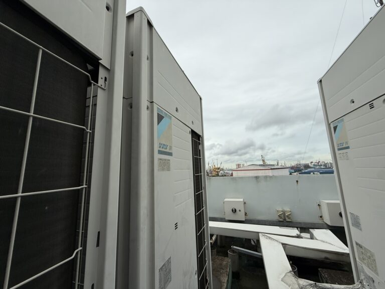Industrial VRV HVAC air conditioning project in Singapore for efficient cooling and energy savings